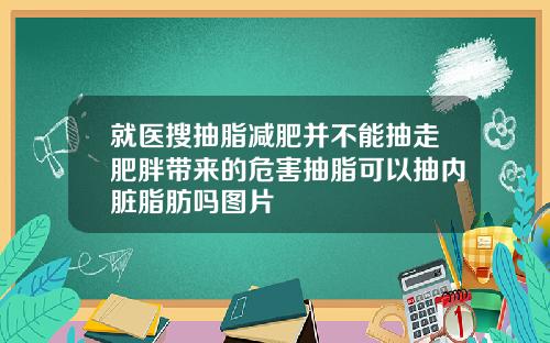 就医搜抽脂减肥并不能抽走肥胖带来的危害抽脂可以抽内脏脂肪吗图片