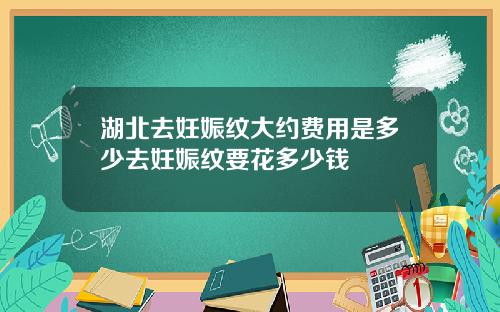 湖北去妊娠纹大约费用是多少去妊娠纹要花多少钱