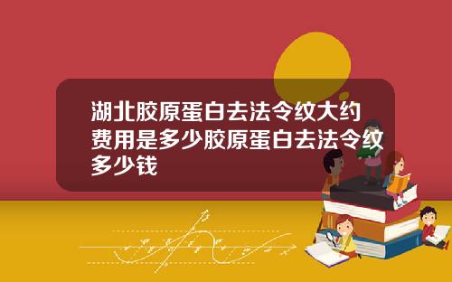 湖北胶原蛋白去法令纹大约费用是多少胶原蛋白去法令纹多少钱