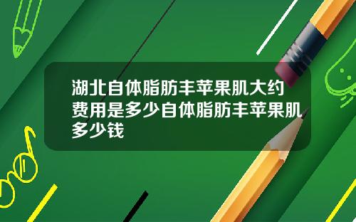 湖北自体脂肪丰苹果肌大约费用是多少自体脂肪丰苹果肌多少钱
