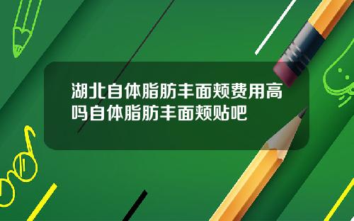湖北自体脂肪丰面颊费用高吗自体脂肪丰面颊贴吧
