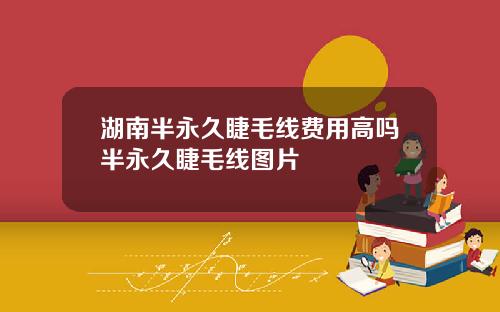 湖南半永久睫毛线费用高吗半永久睫毛线图片