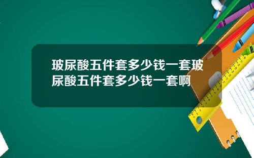 玻尿酸五件套多少钱一套玻尿酸五件套多少钱一套啊