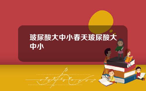 玻尿酸大中小春天玻尿酸大中小