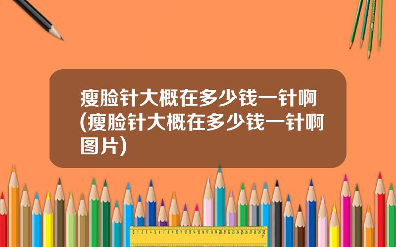 瘦脸针大概在多少钱一针啊(瘦脸针大概在多少钱一针啊图片)